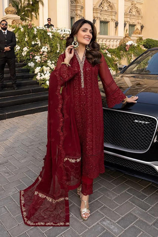 Azure Embroidery Chiffon Collection
