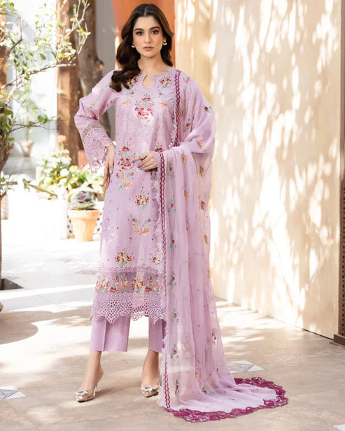 Gul E Kasni – Timeless Elegance in Soft Lilac