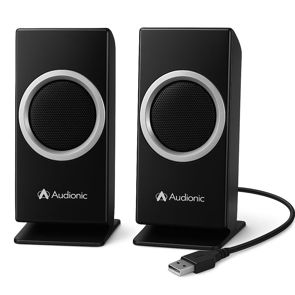 Audionic USB Mini Speakers – Clear & Powerful Sound for PC & Laptop