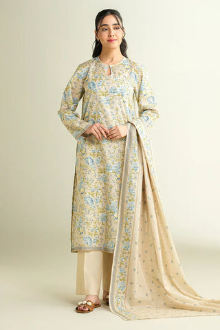 Kayseria Digital Printed Cambric Cotton 3PC