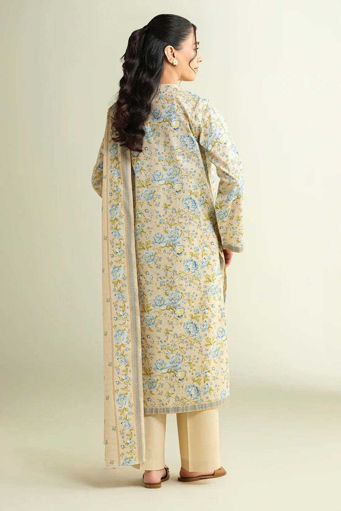 Kayseria Digital Printed Cambric Cotton 3PC